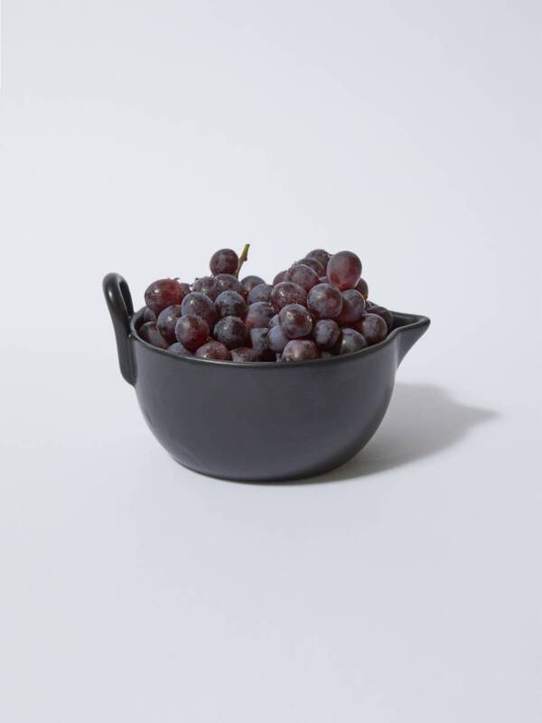 Handmade Ceramic Mixing Bowl: Black/White - Image 5