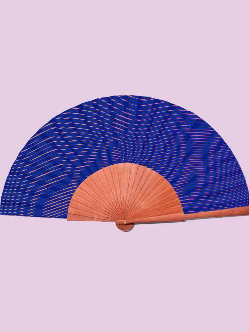 Dancing Waves STANDARD  fan 100% handmade in Spain