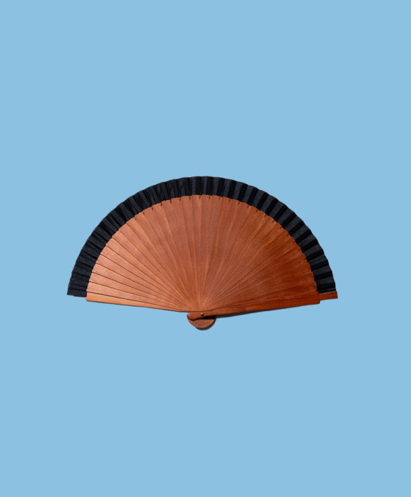 STANDARD Wood Black Fan 100% handmade