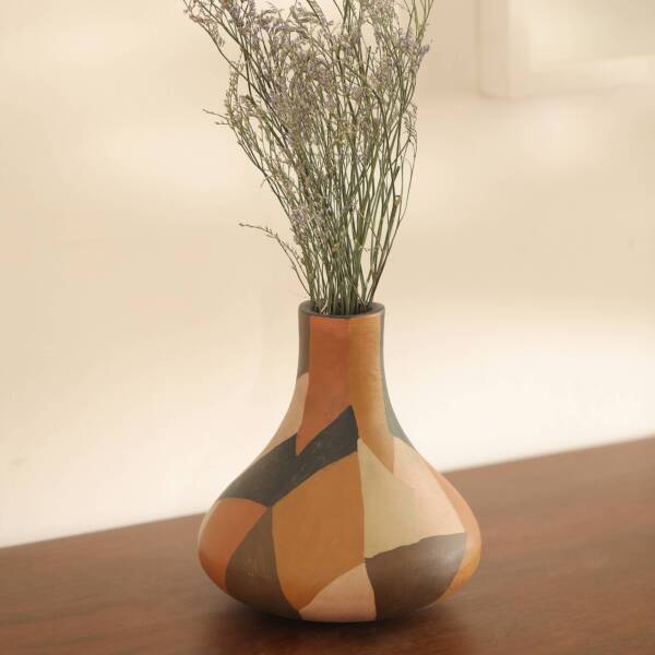 Retro Terracotta Vase (Small)
