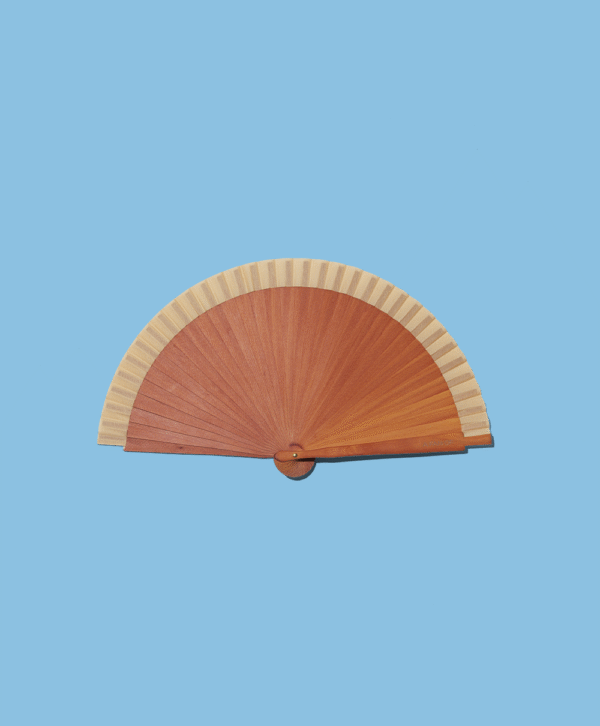 STANDARD Wood Beige Fan 100% handmade