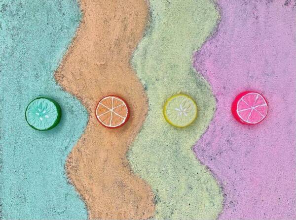 CITRUS SLICES | TWEE HANDMADE SIDEWALK CHALK - Image 5
