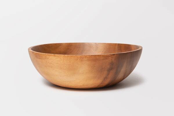 Mahogany Wood Bowl