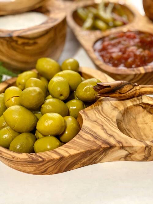 Olive Wood Olive Dish
