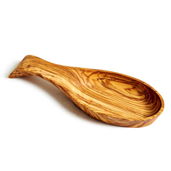 Olive Wood Spoon Rest - Image 3