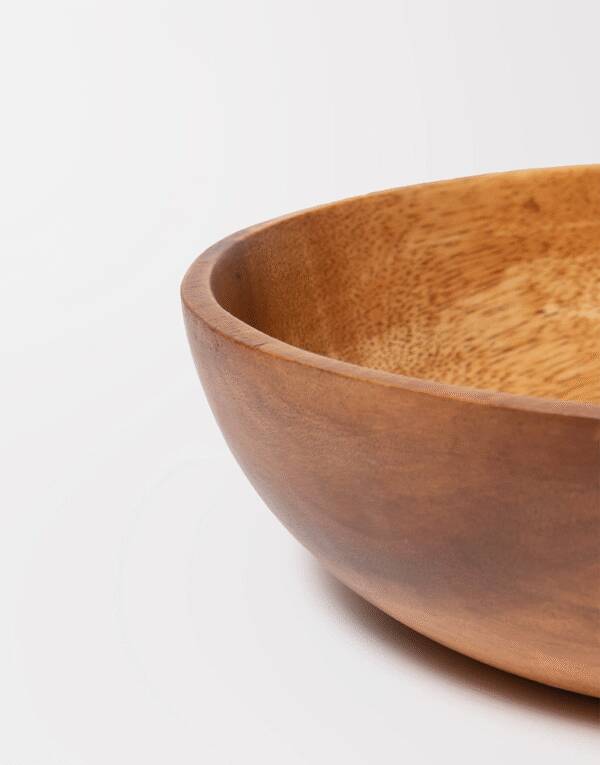 Mahogany Wood Bowl - Image 4