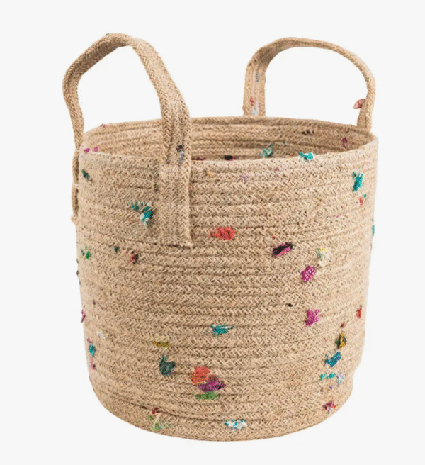 Bright Bits Jute Basket