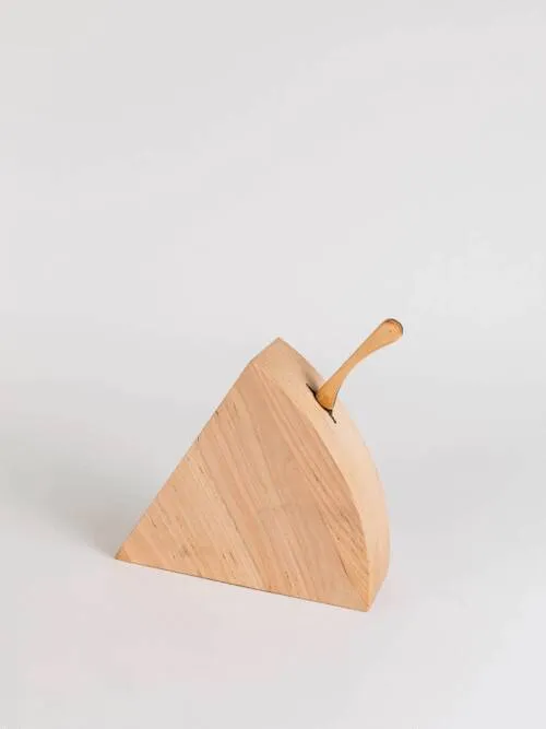 Cheese Block with Hand Forged Knife