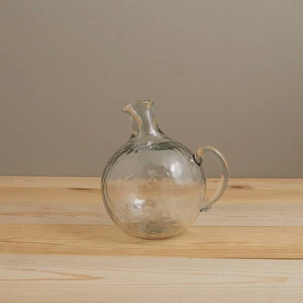 Pebble Glass Globe Pitcher - Image 3