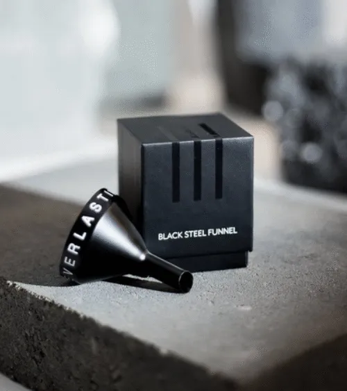 Black Steel Funnel