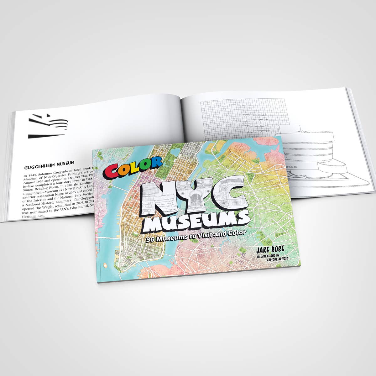 Color NYC Museums coloring book - Image 2