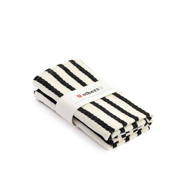 Tea Towels (set of 2): Black