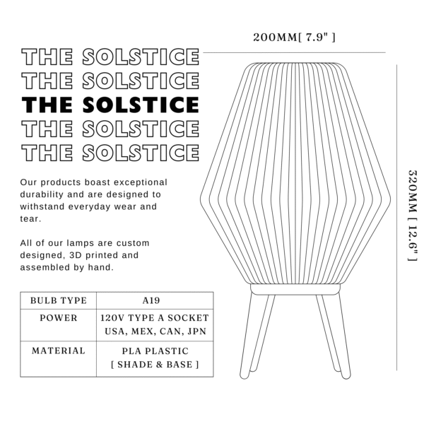 SOLSTICE - Tall Table Lamp for Reading - Image 6