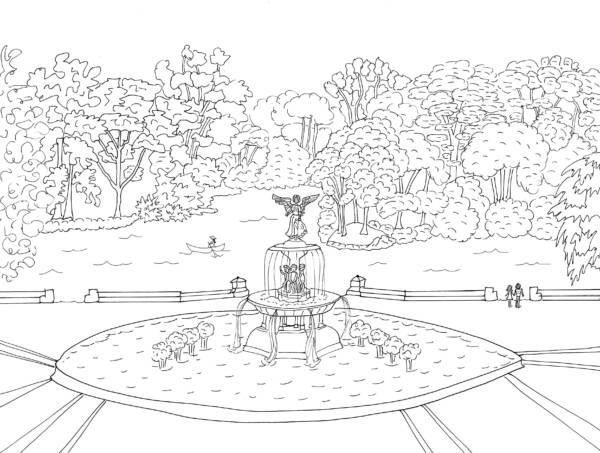 Color New York City coloring book - Image 8