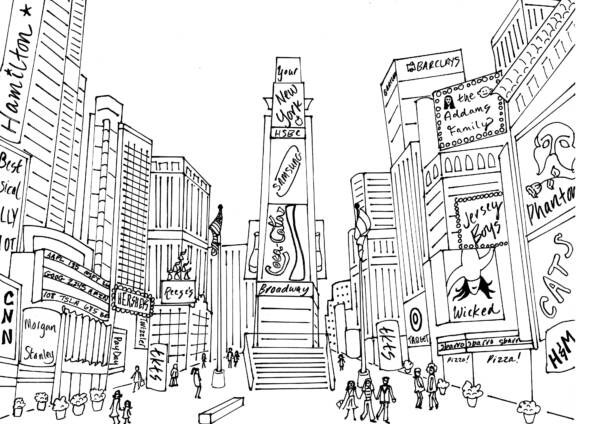 Color New York City coloring book - Image 4