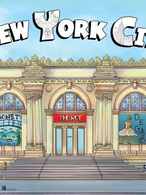 Color New York City coloring book