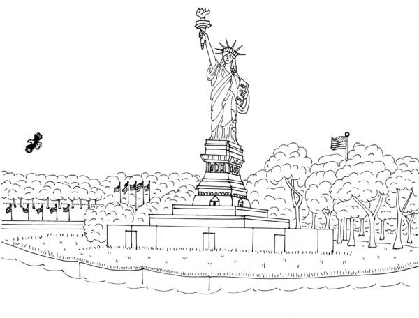 Color New York City coloring book - Image 2