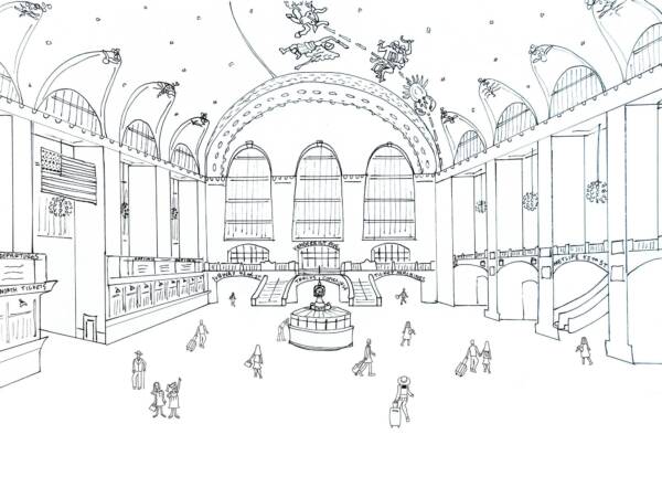Color New York City coloring book - Image 5