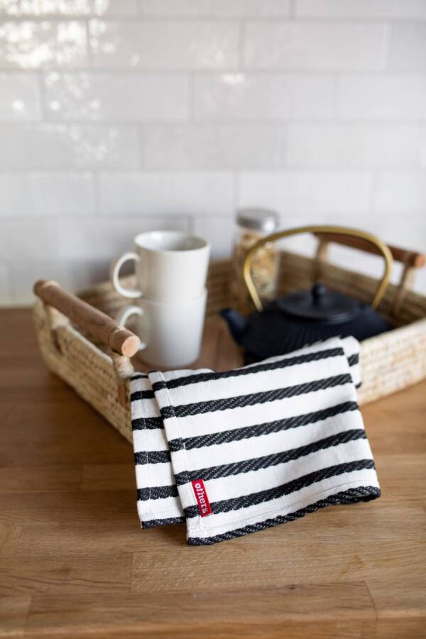 Tea Towels (set of 2): Black - Image 2