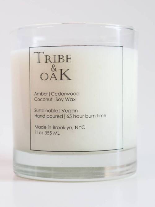 Amber | Cedarwood Coconut-Soy Wax Candle 11oz