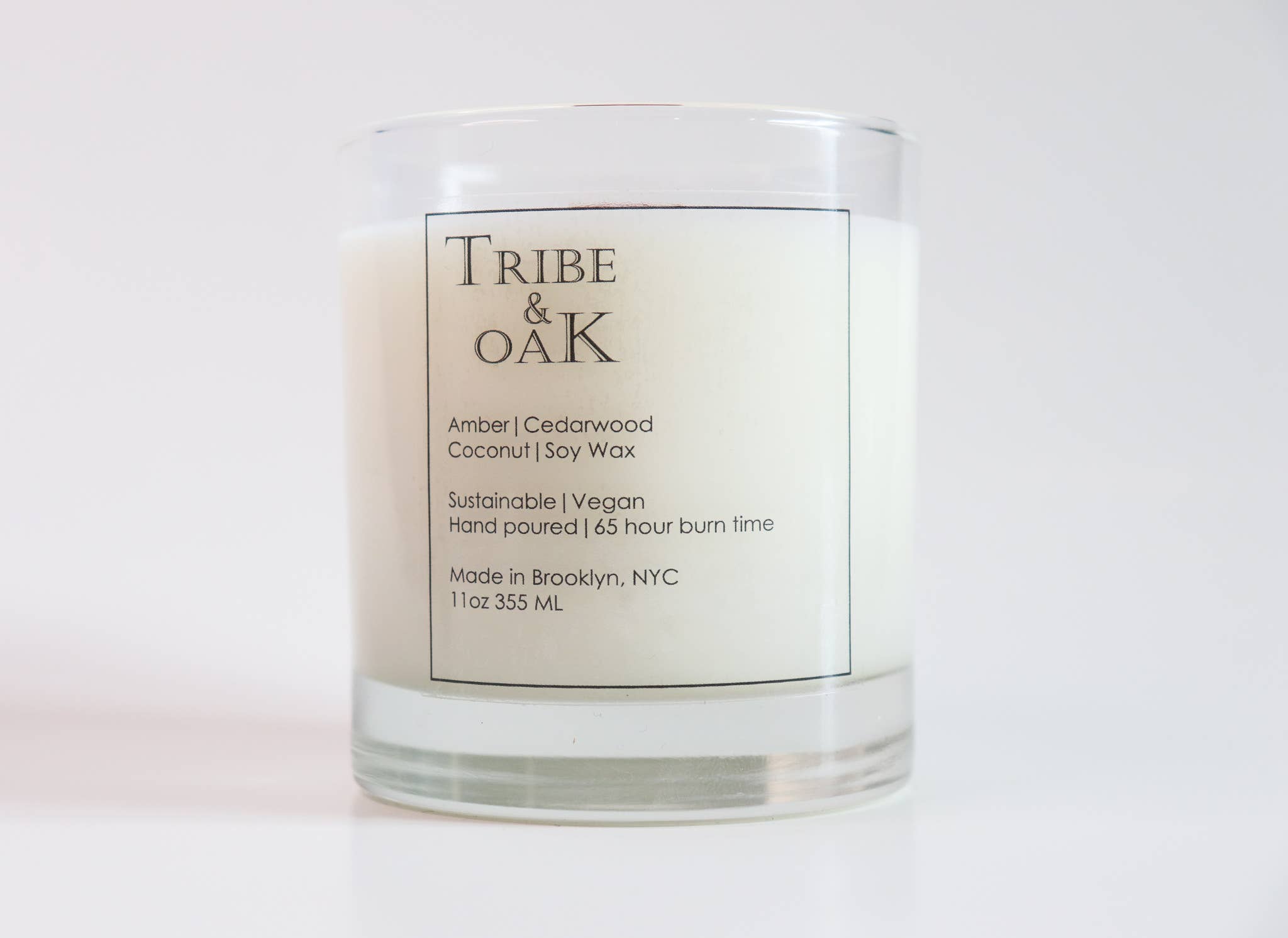 Amber | Cedarwood Coconut-Soy Wax Candle 11oz