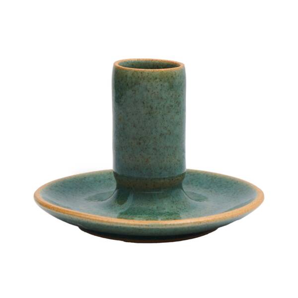 Ceramic Candle Holders: Forest Speckle