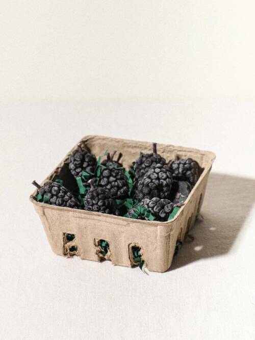 Beeswax Blackberry Birthday Candles: 10