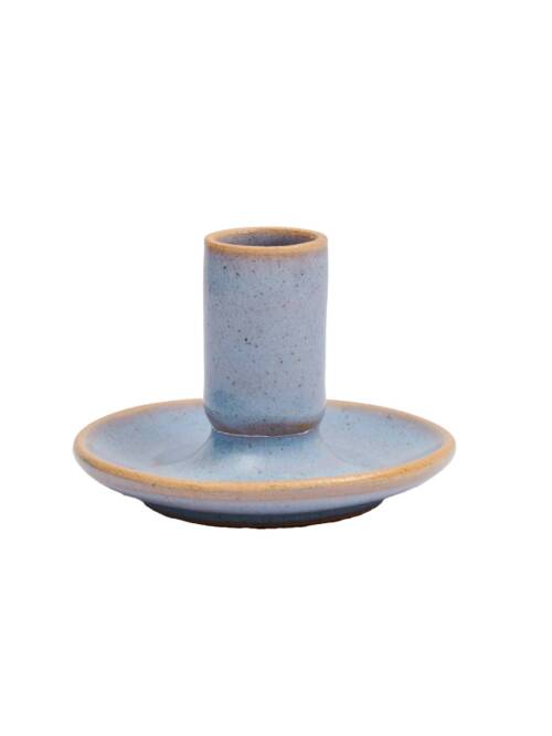 Ceramic Candle Holders: Cosmos Blue