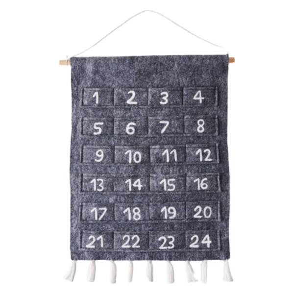 Felt Grey Advent Calendar - Image 2