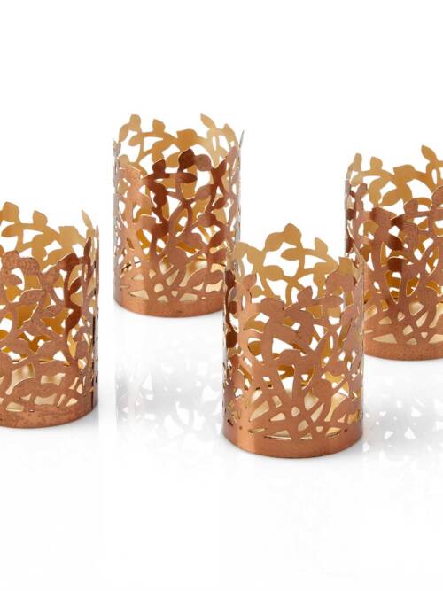 Climbing Vine Tea Light Lanterns - Set of 4