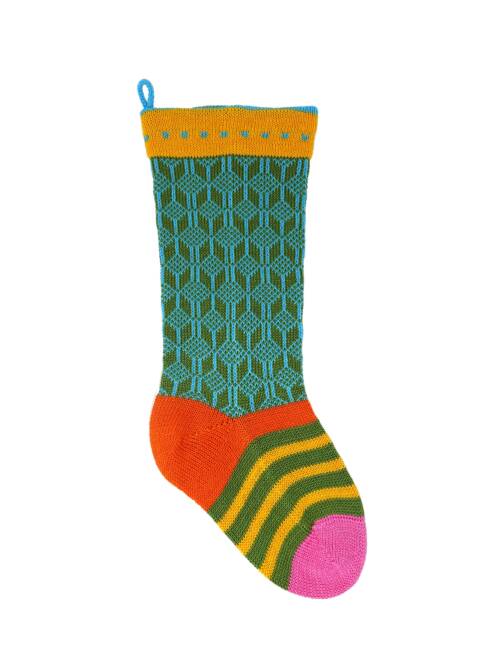 Colorful Stocking - Green