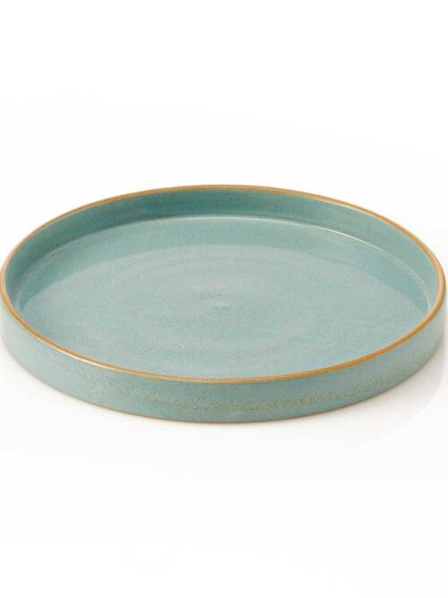 Turquoise Koshi Ceramic Dinner Plate
