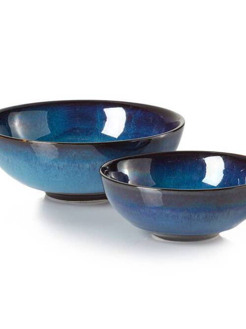 Lak Lake Ceramic Serving Bowls - Set of 2