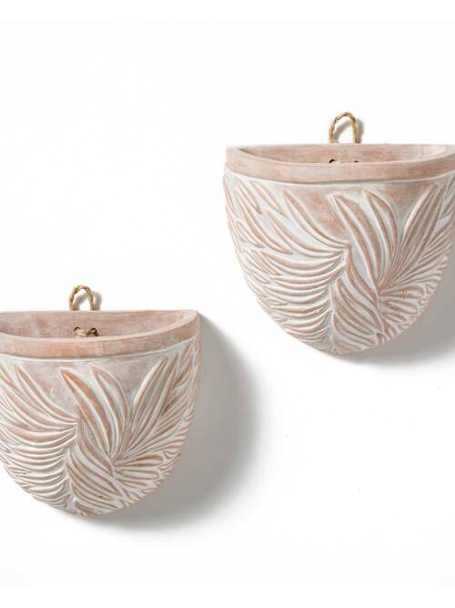 Botanical Terracotta Wall Planters