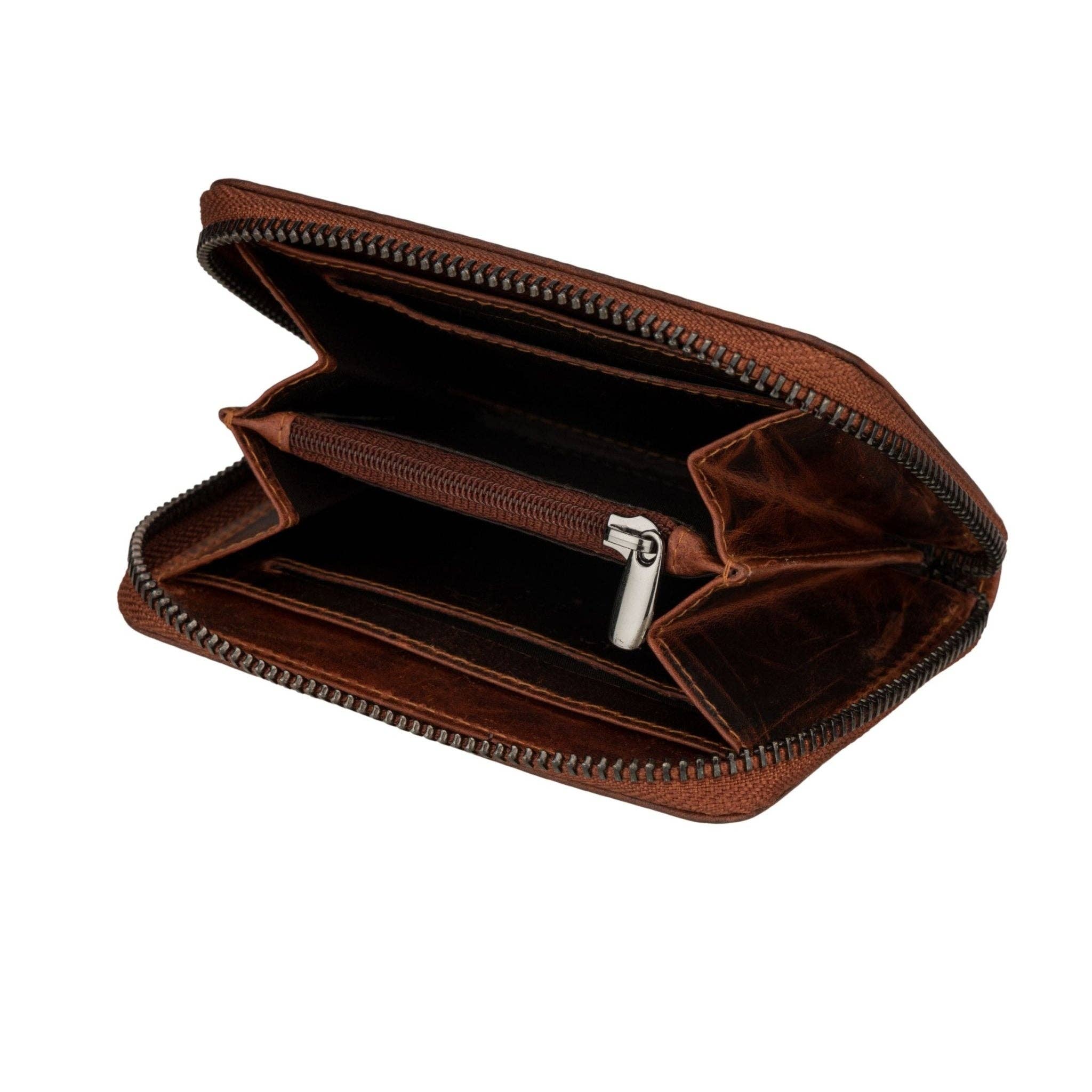 Hazel Leather Wallet – Women – Chestnut - Image 5