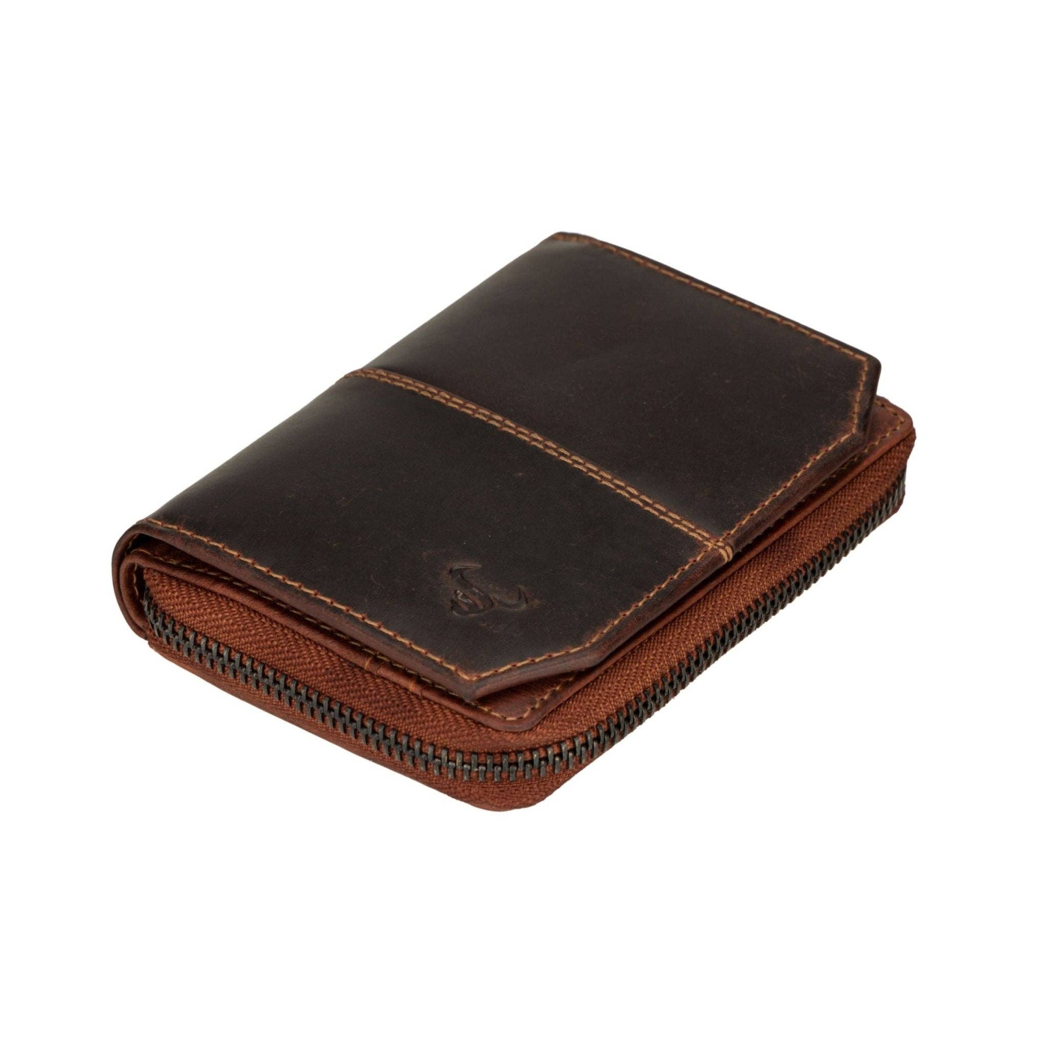 Nora Leather Wallet – Women – Chestnut - Image 4