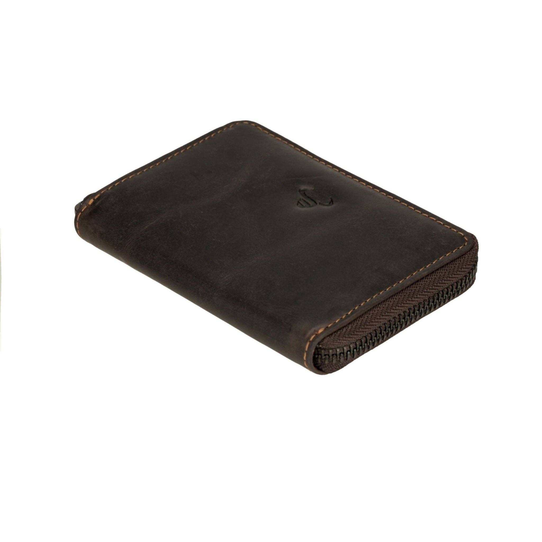 Hazel Leather Wallet – Women – Brown - Image 3