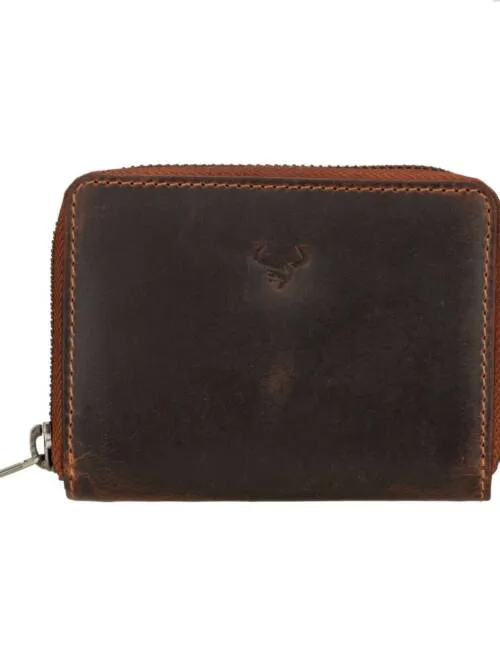 Hazel Leather Wallet – Women – Chestnut