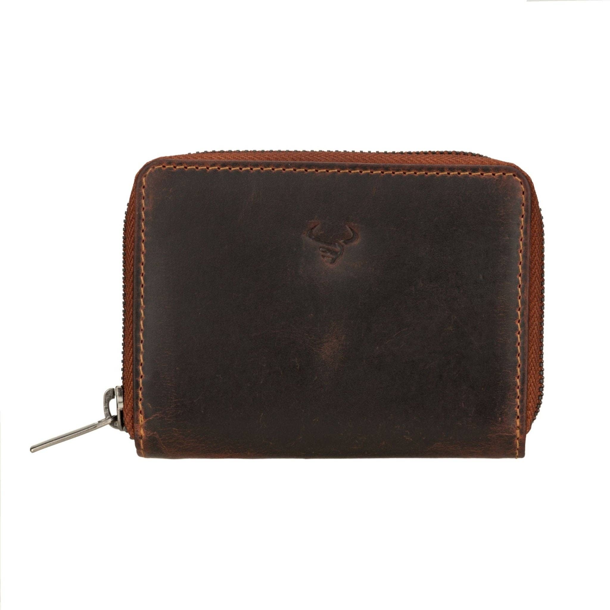 Hazel Leather Wallet – Women – Chestnut