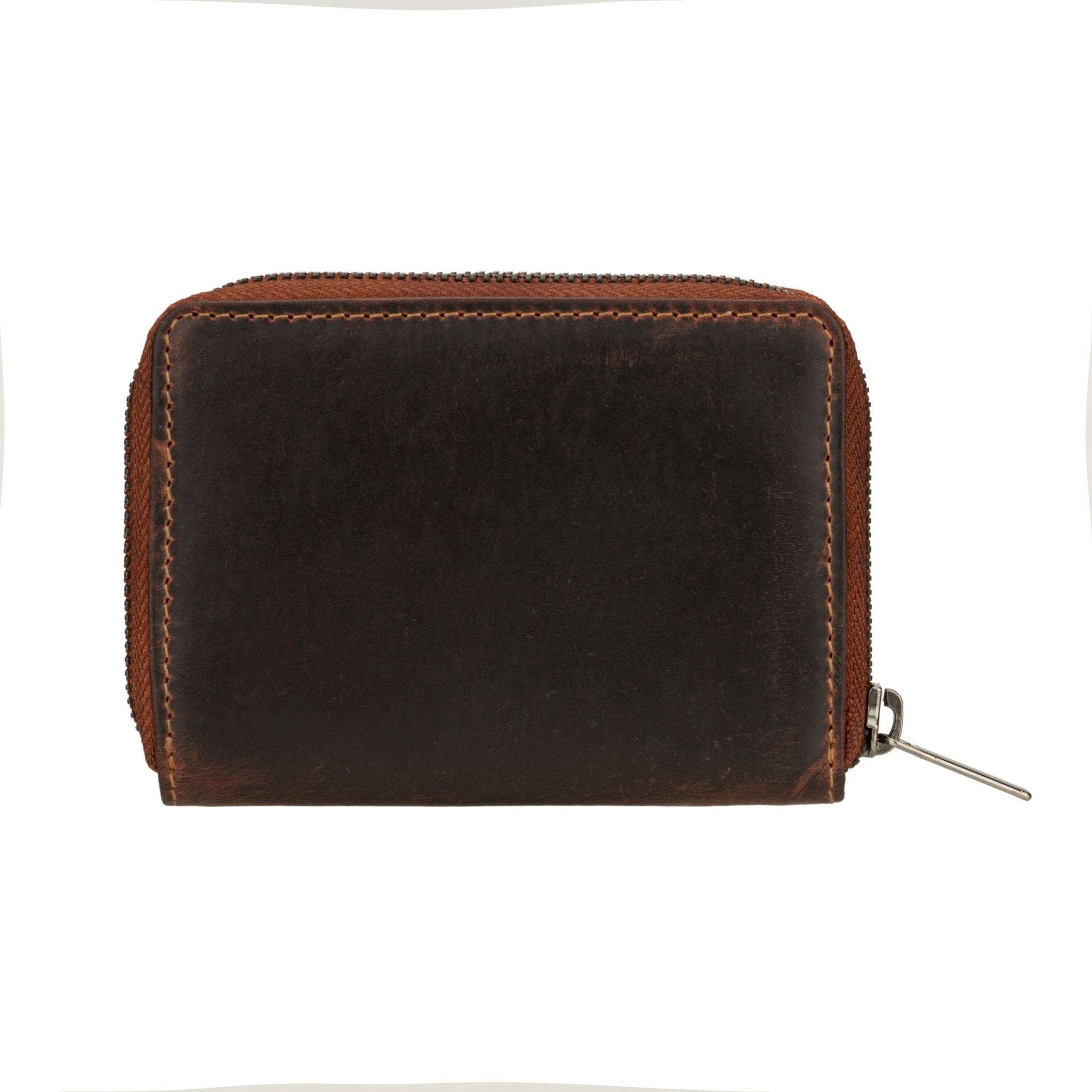 Hazel Leather Wallet – Women – Chestnut - Image 2