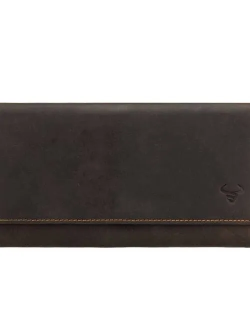 Charlotte Leather Wallet – Women – Brown
