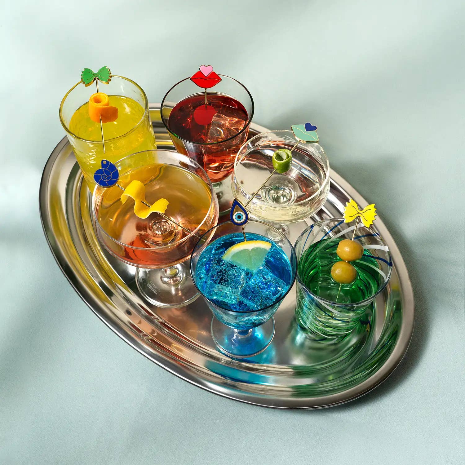 Octaevo Cocktail Picks - Pearl Shell - Image 4