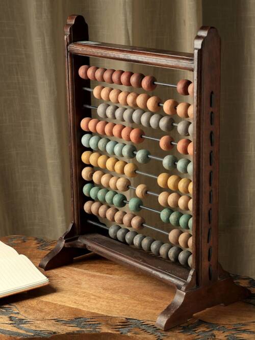 Wood Abacus Growing Learning Development Toy