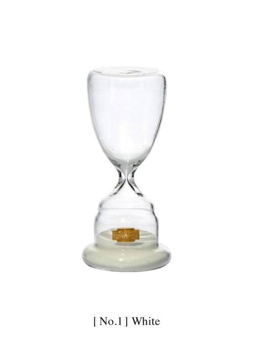 TROPHY SHAPED SANDGLASS: White, [ No. 1 ]