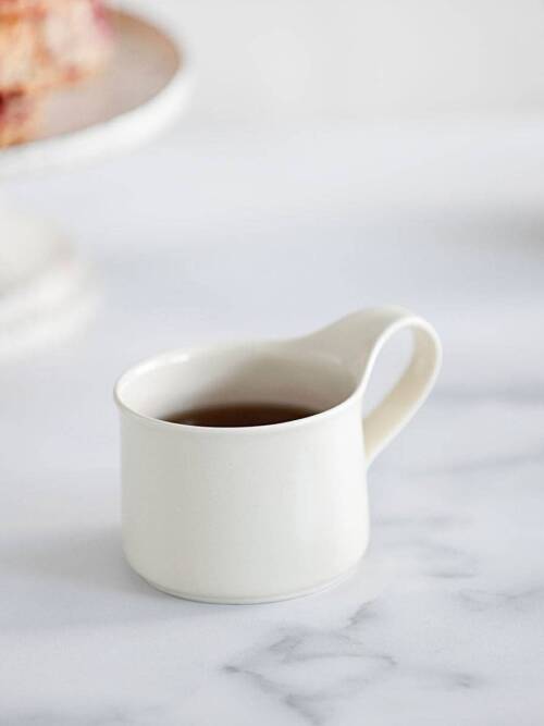 ZERO JAPAN BEEHOUSE - CERAMIC CAPPUCCINO MUG (5.4 oz) - Silky Ivory -