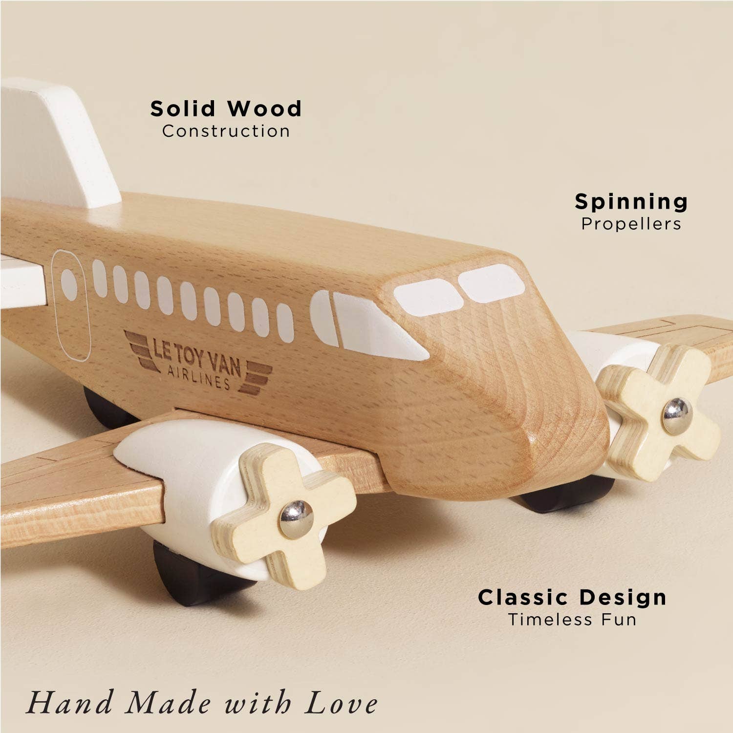 Wooden Toy Plane - Image 2
