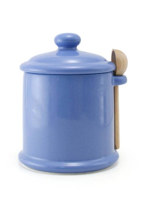 ZERO JAPAN Sugar Canister with wooden spoon 13.5 oz / 420cc - Blueberry -