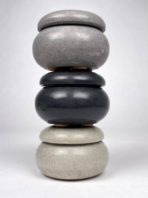 Åreskutan  | 2'' Concrete container with lid: Sky blue