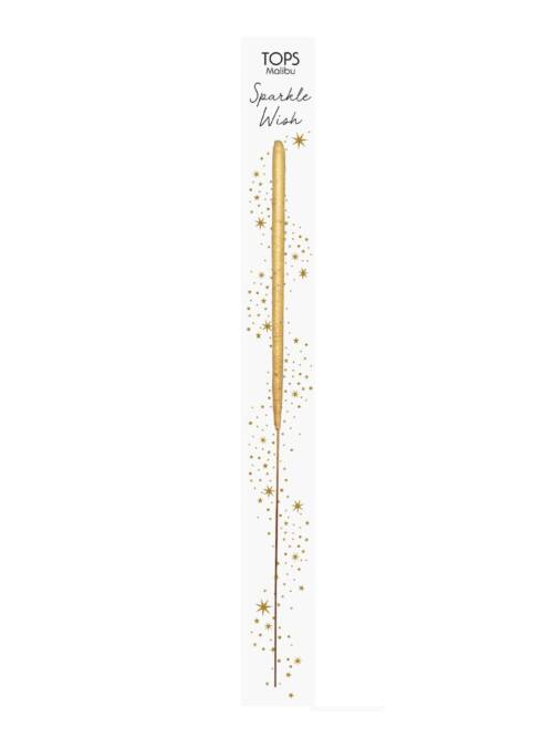Wish 6.75" Sparkler Wand Card - Sparkle Wish - Gold